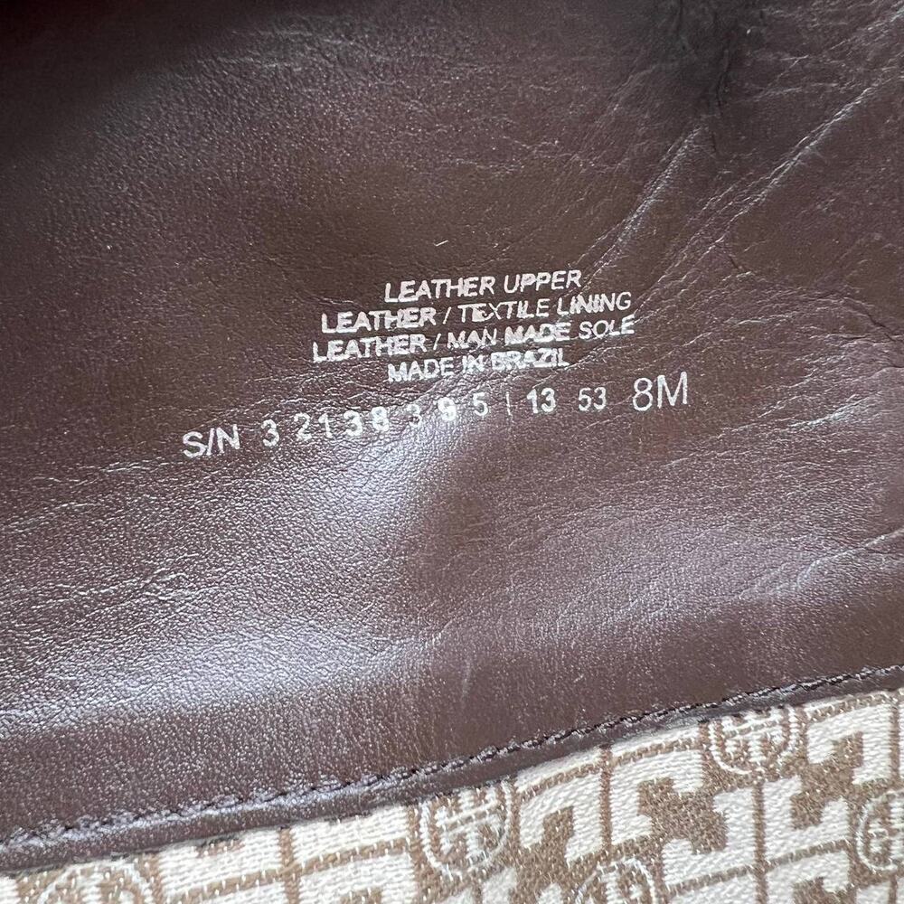 Tory Burch Boots Women's 8M Brown Leather Tall Equestrian Riding Boots Back Zip - Picture 16 of 16